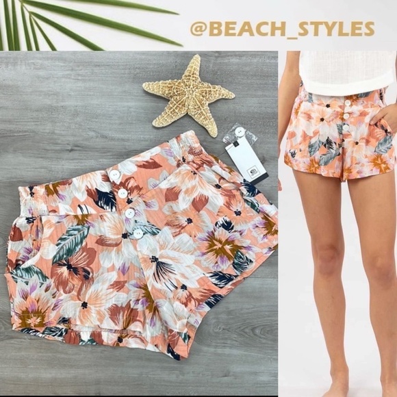 🔆RIP CURL🔆 SUPER BLOOM BEACH SHORTS - Picture 1 of 14